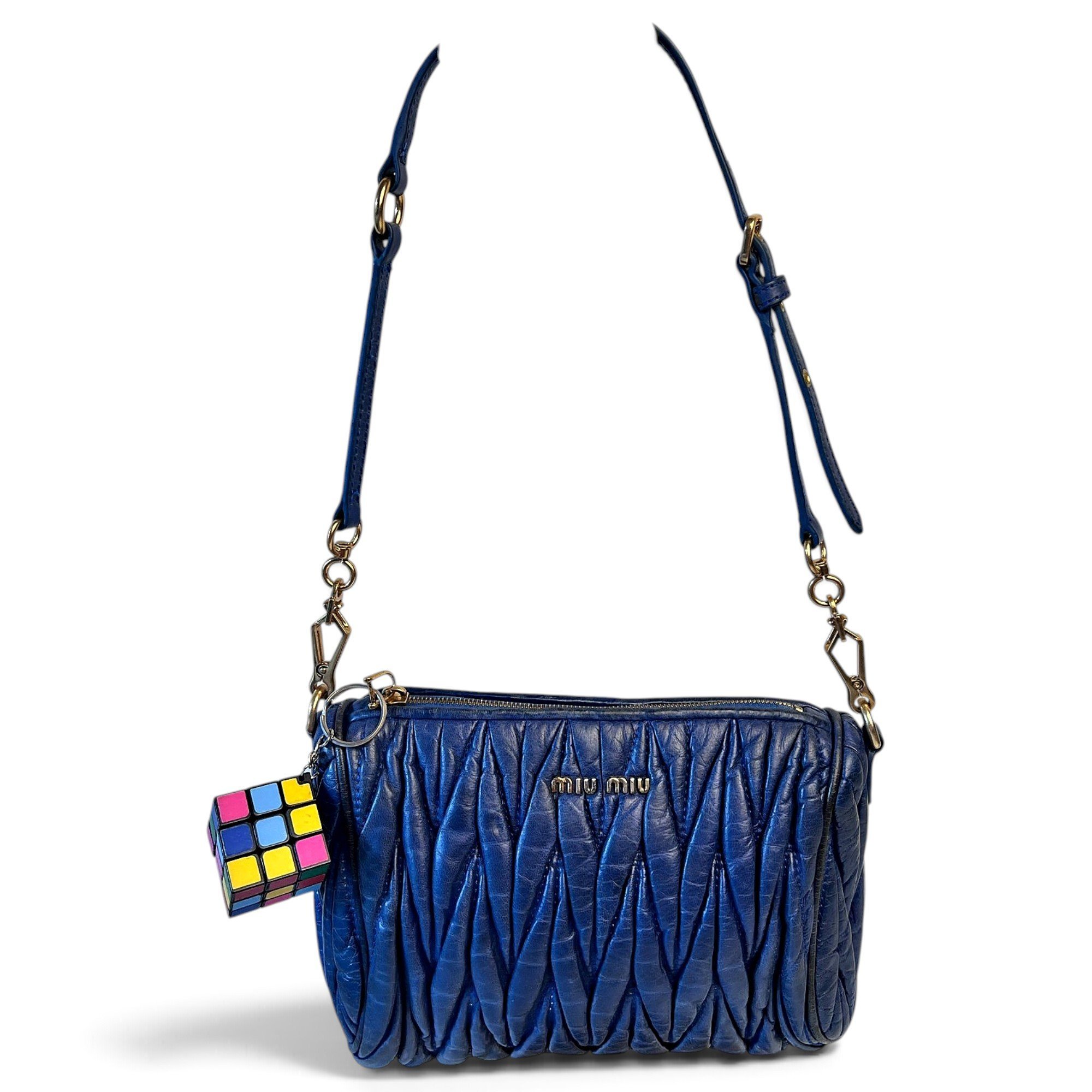 Miu Confidential leather handbag