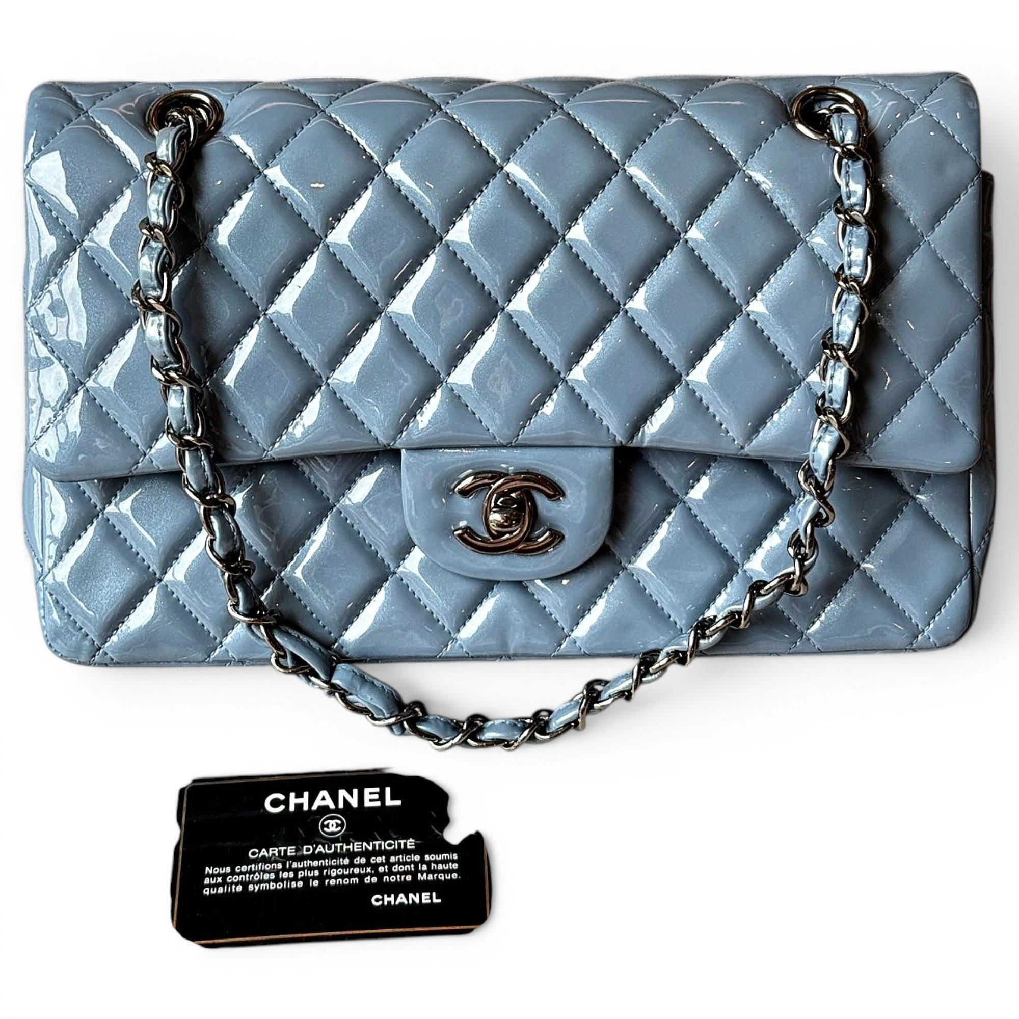 Timeless/Classique patent leather handbag