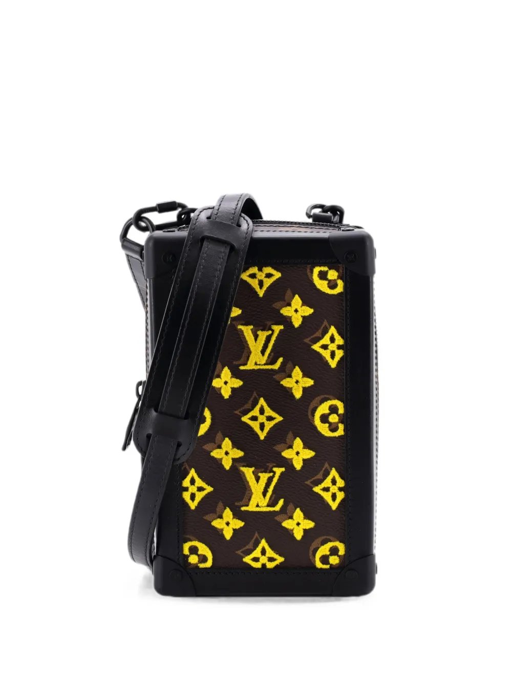 Vertical Soft Trunk Bag Monogram Tuffetage Canvas crossbody bag