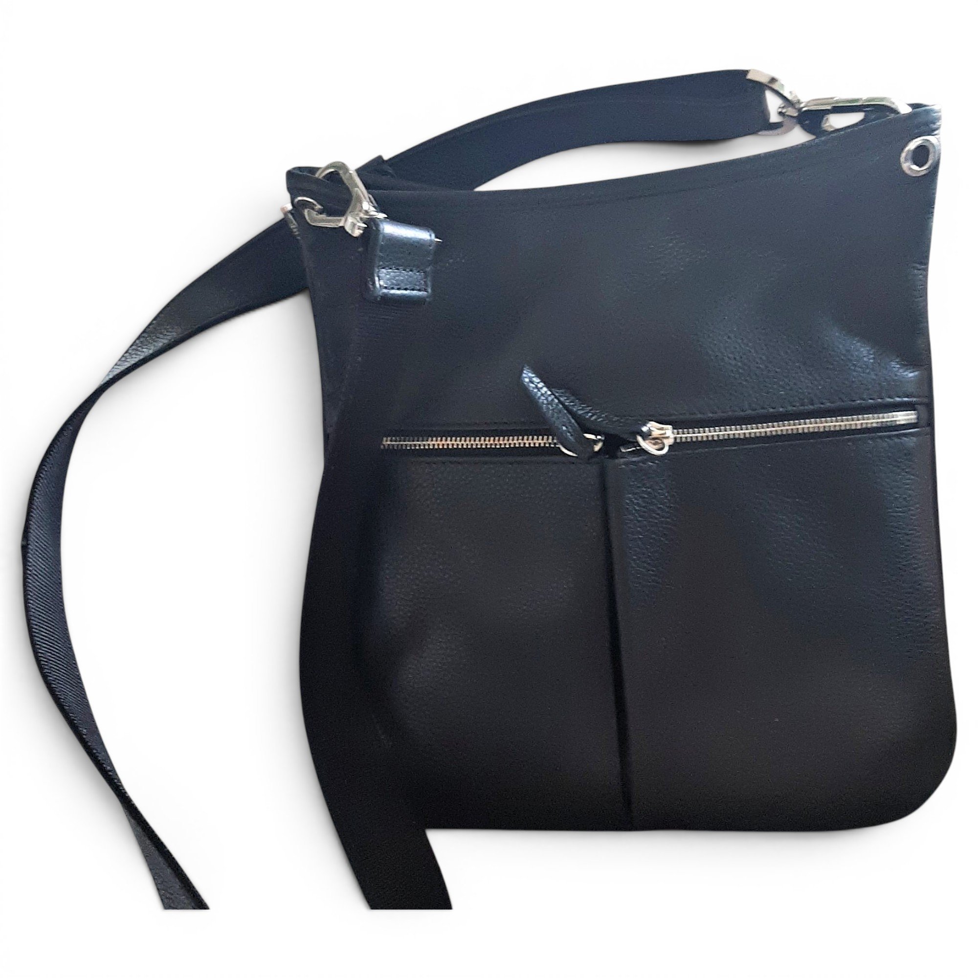 Leather crossbody bag