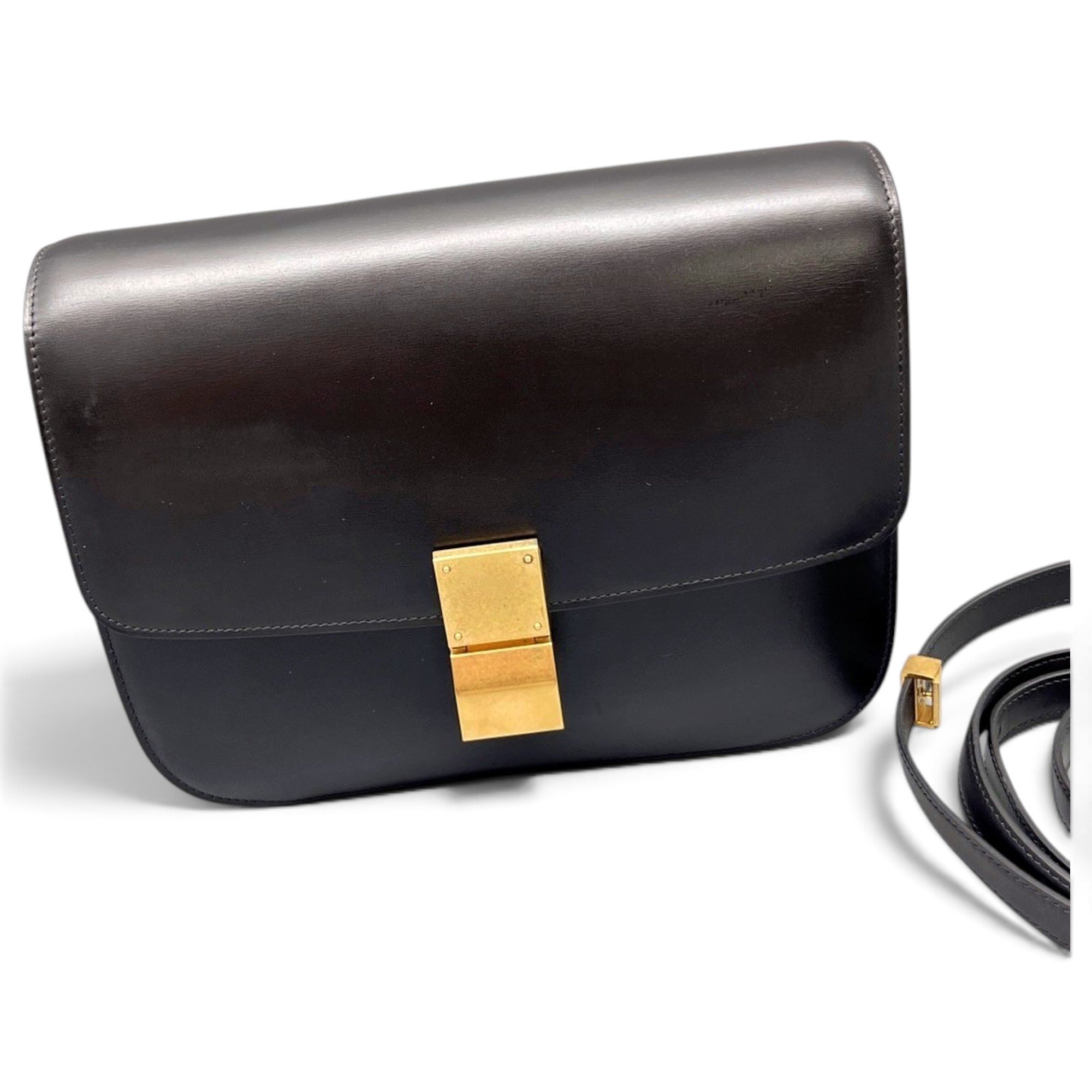 Classic leather handbag