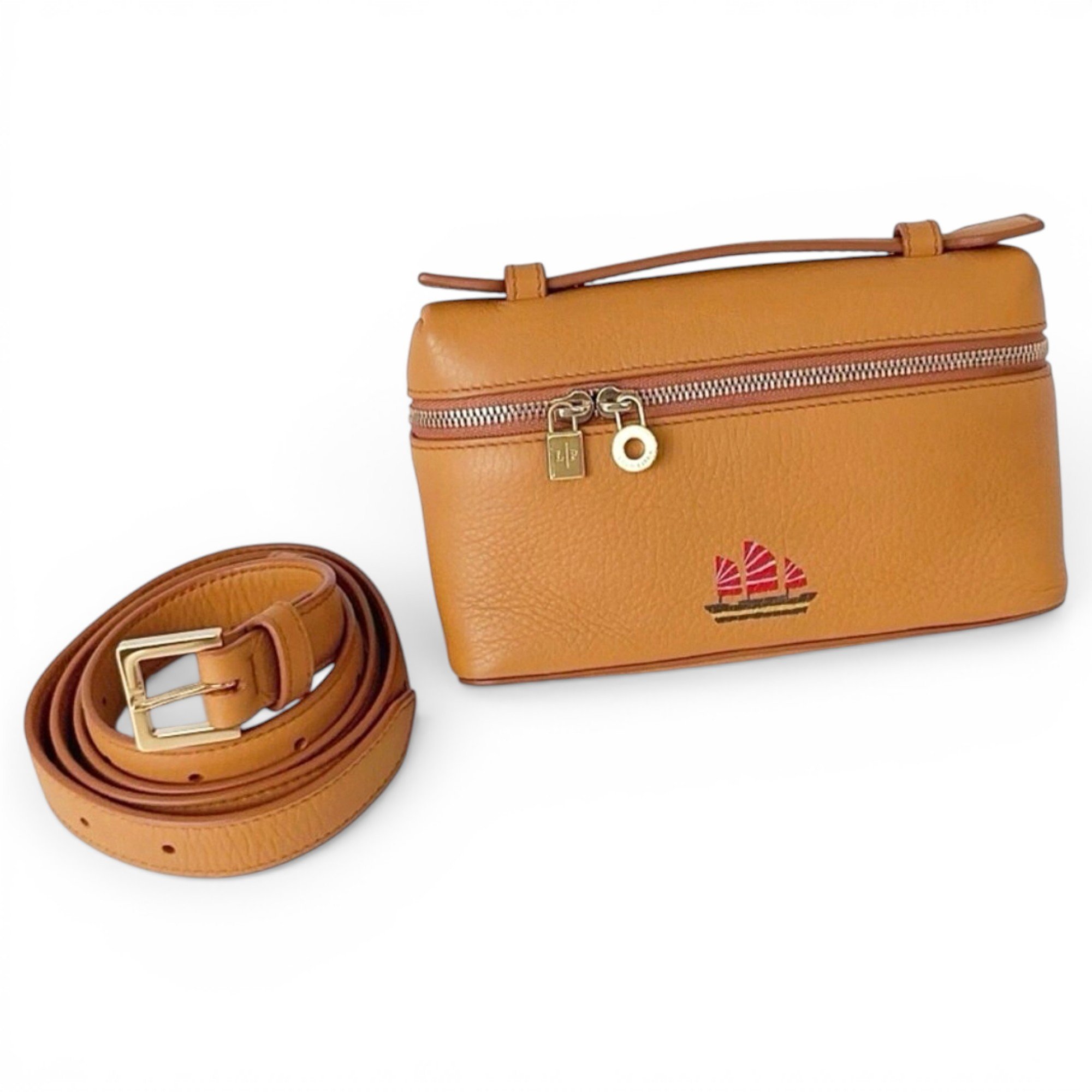Extra Pocket leather handbag