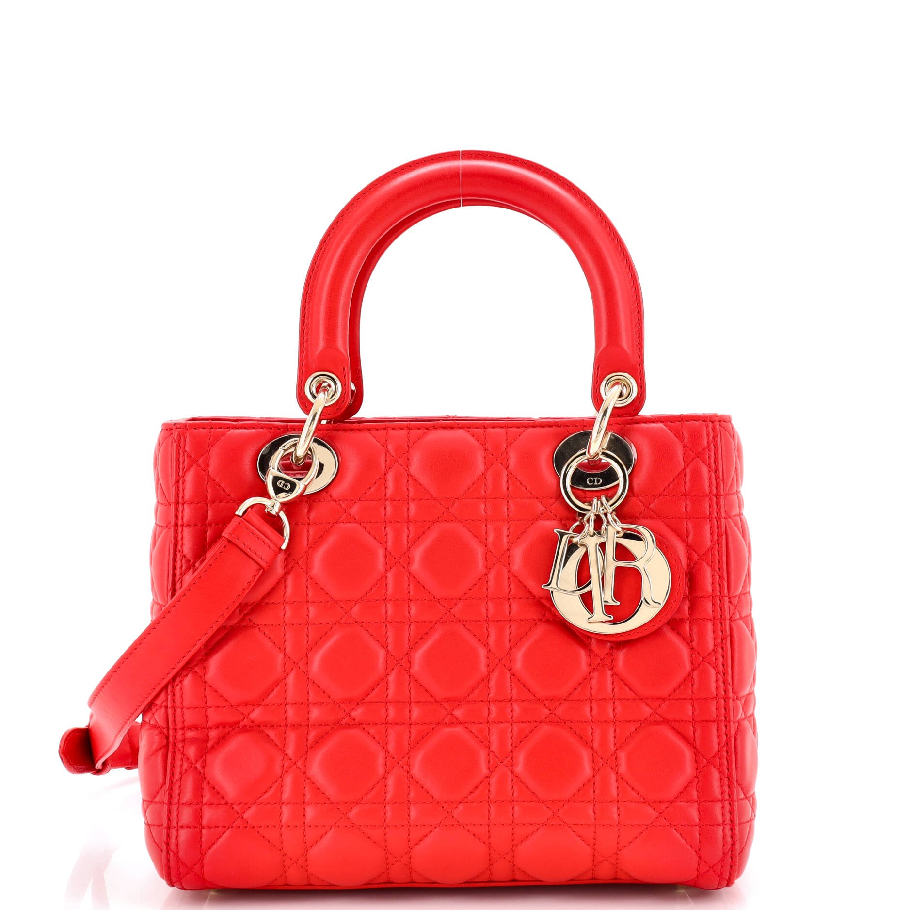 Dior Lady Dior Bag Cannage Quilt Lambskin Medium