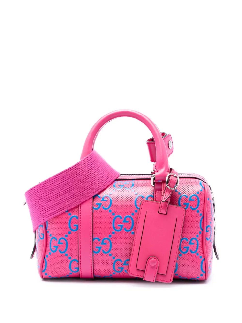 2016-2026 Mini Jumbo GG Perforated Leather Duffle Bag satchel