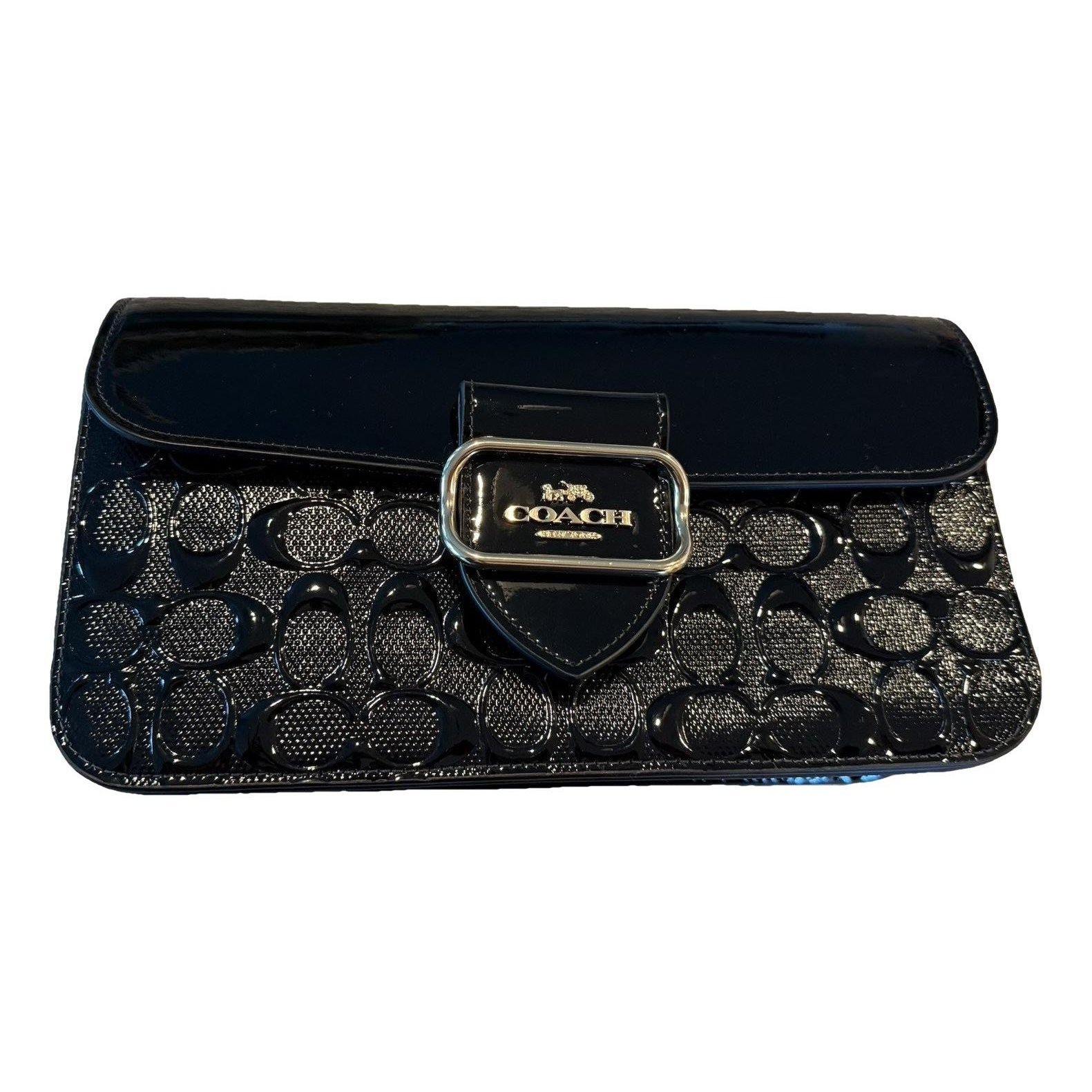 Patent leather crossbody bag