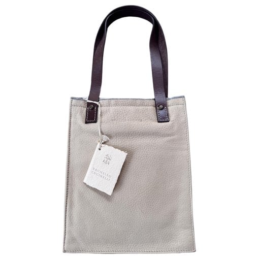 Leather tote