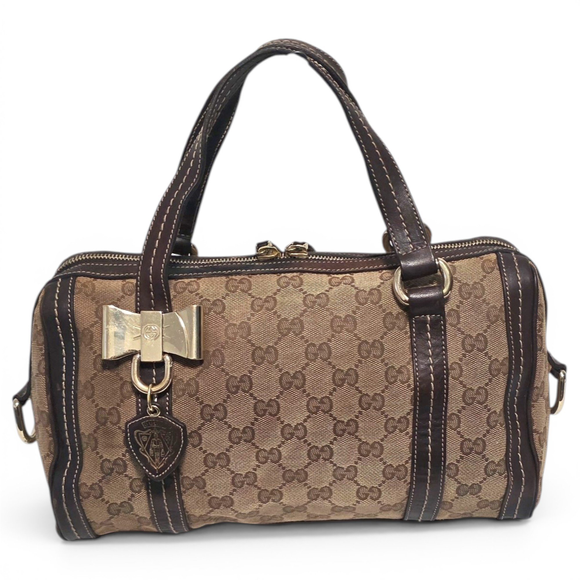 Boston cloth handbag