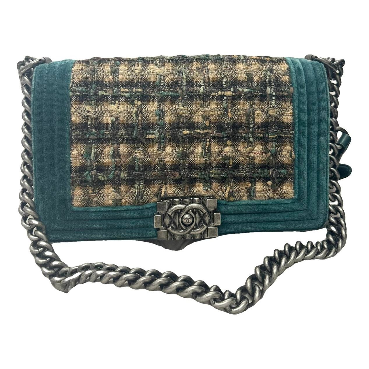 Boy tweed crossbody bag