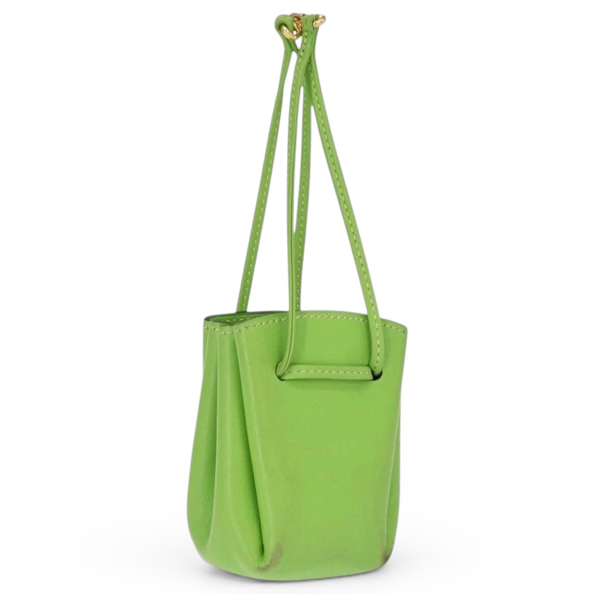 Leather clutch bag