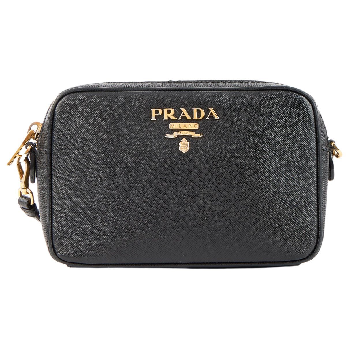 Leather clutch bag