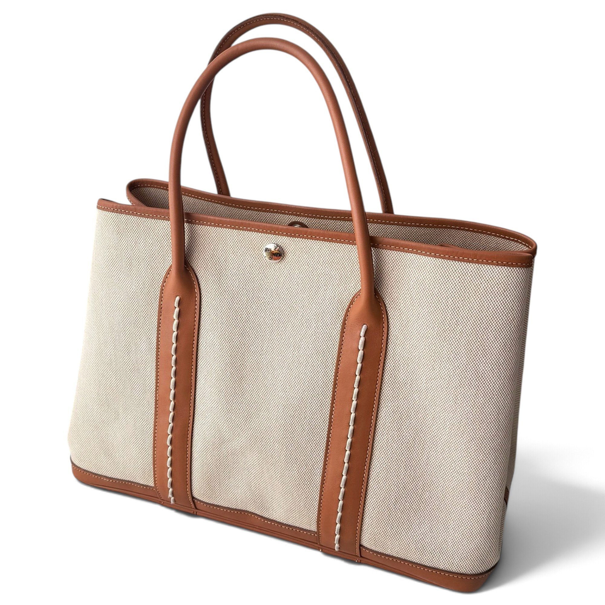 Garden Party leather handbag