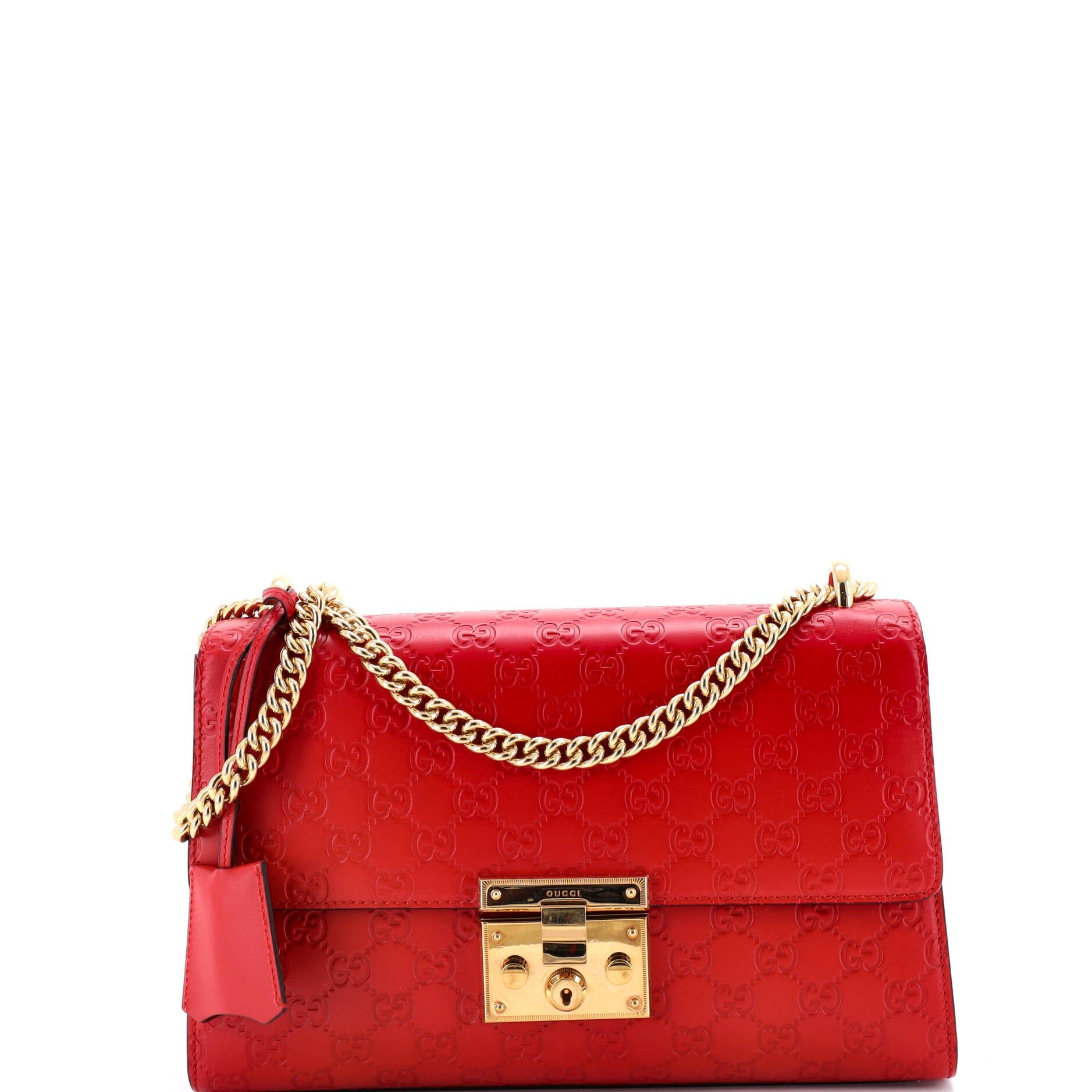 Padlock Shoulder Bag Guccissima Leather Medium