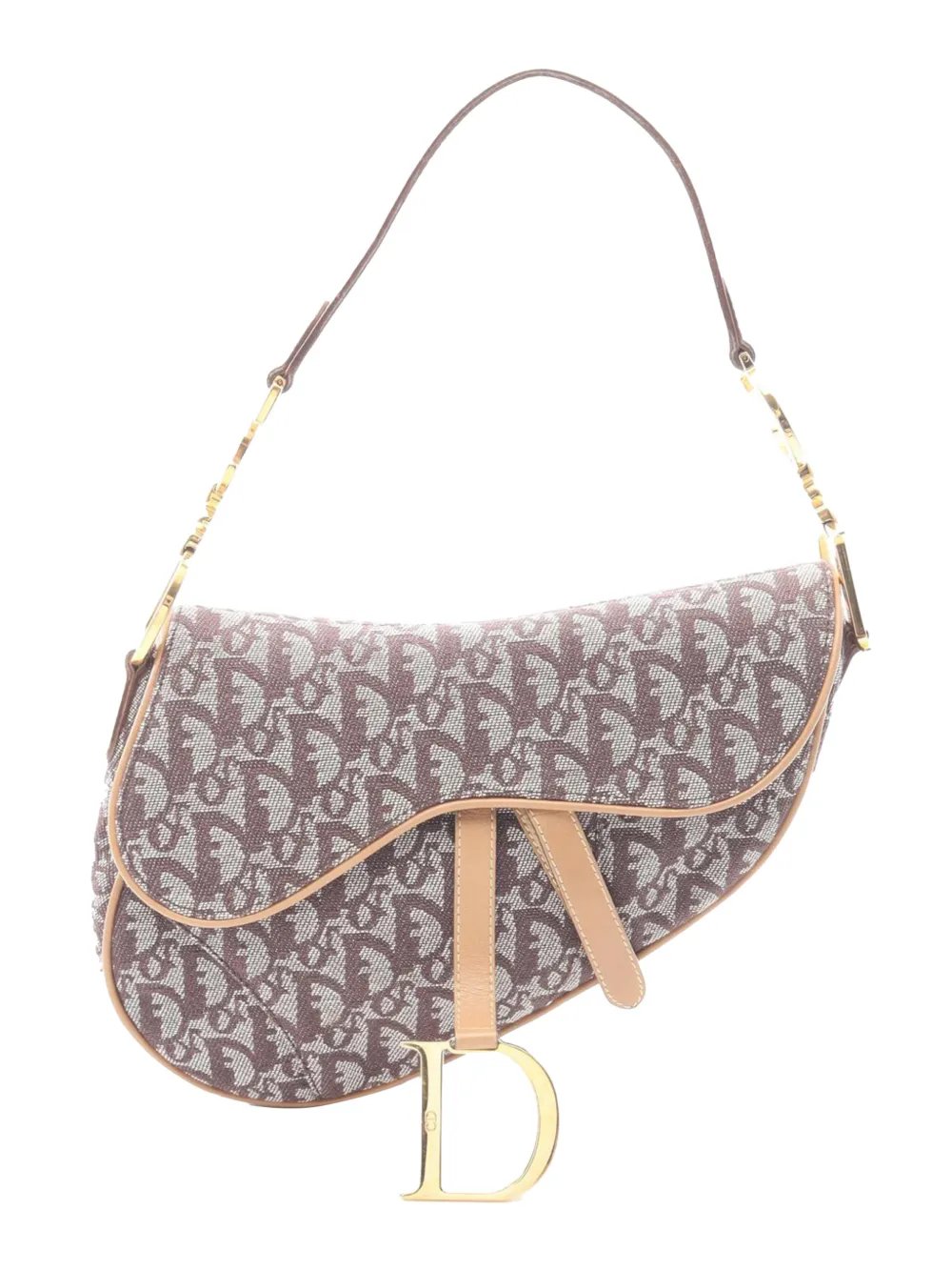 Dior 2010-2026 Diorissimo Canvas Saddle Bag shoulder bag