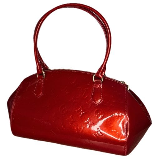 Sherwood patent leather handbag