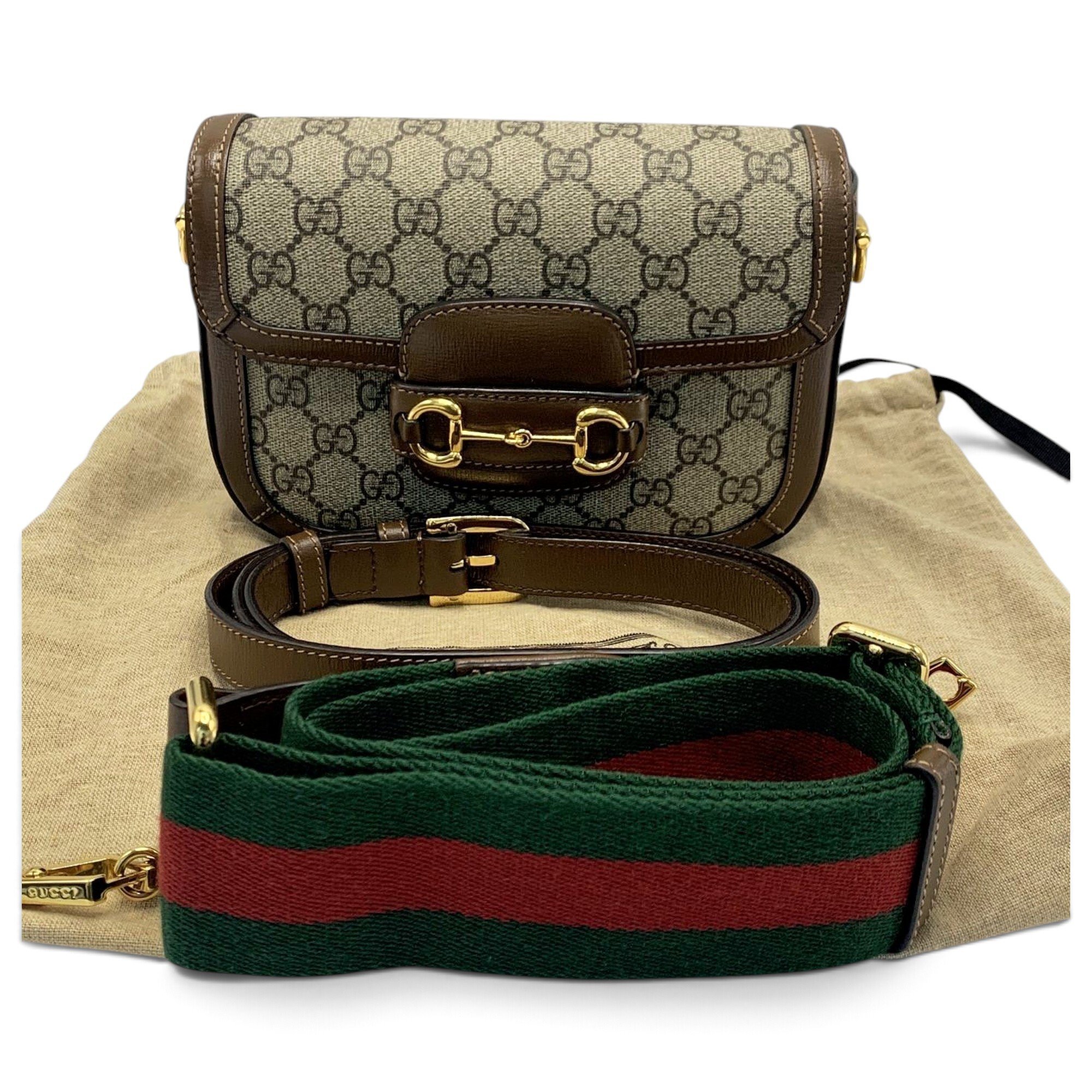 Horsebit 1955 cloth handbag