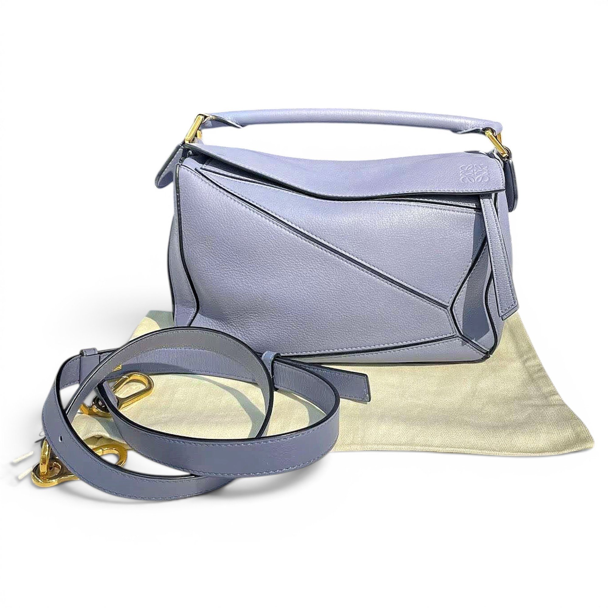 Puzzle linen handbag