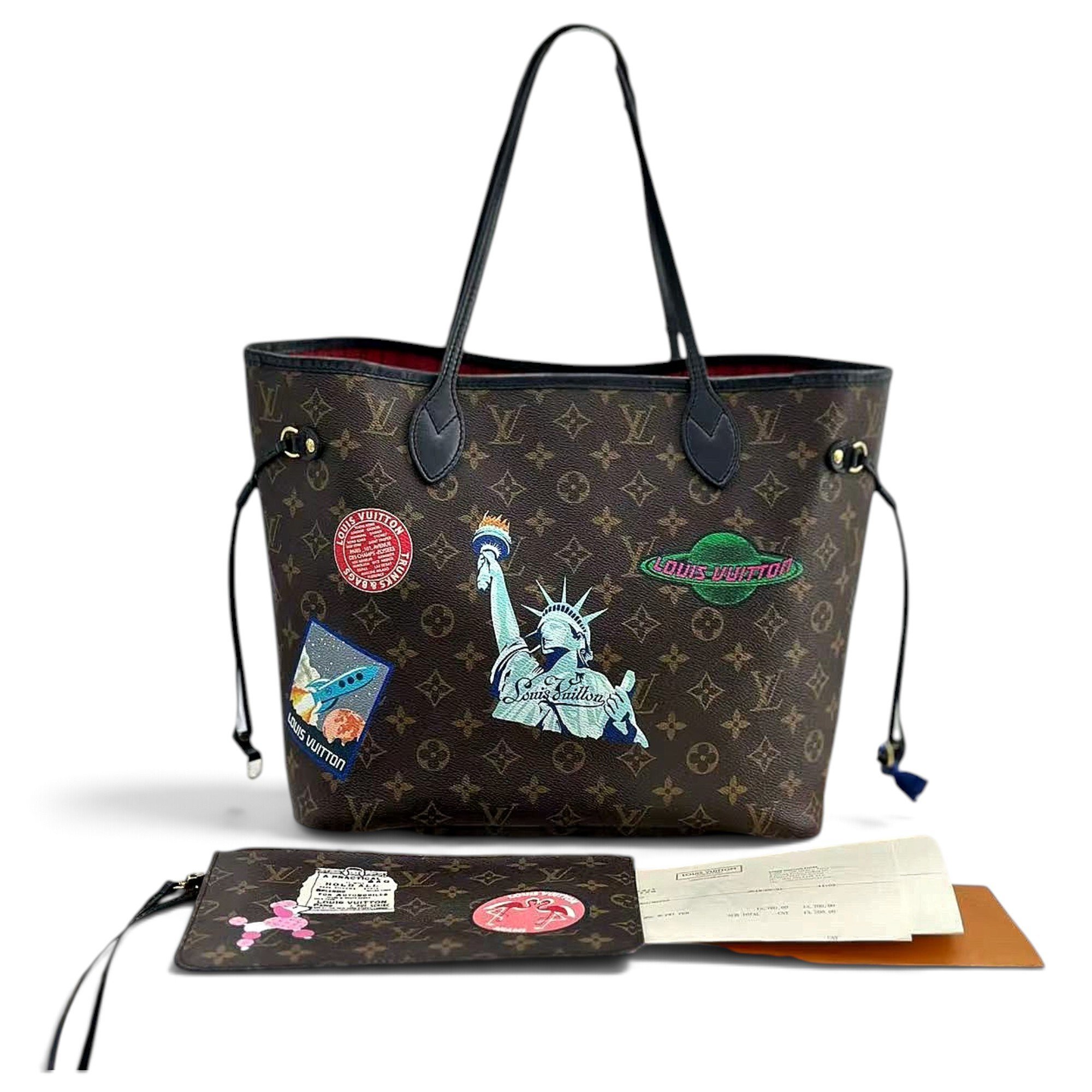 Neverfull leather handbag