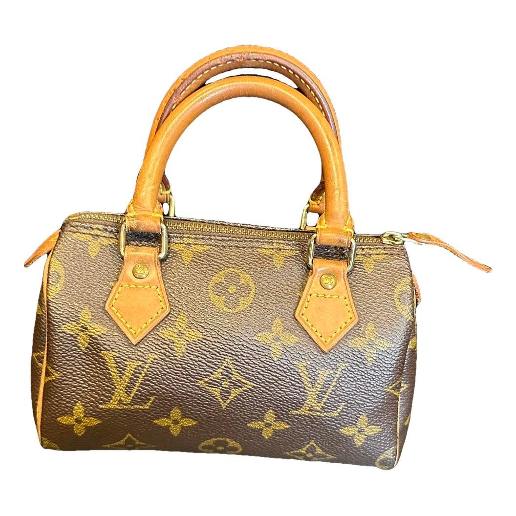 Nano Speedy / Mini HL leather handbag
