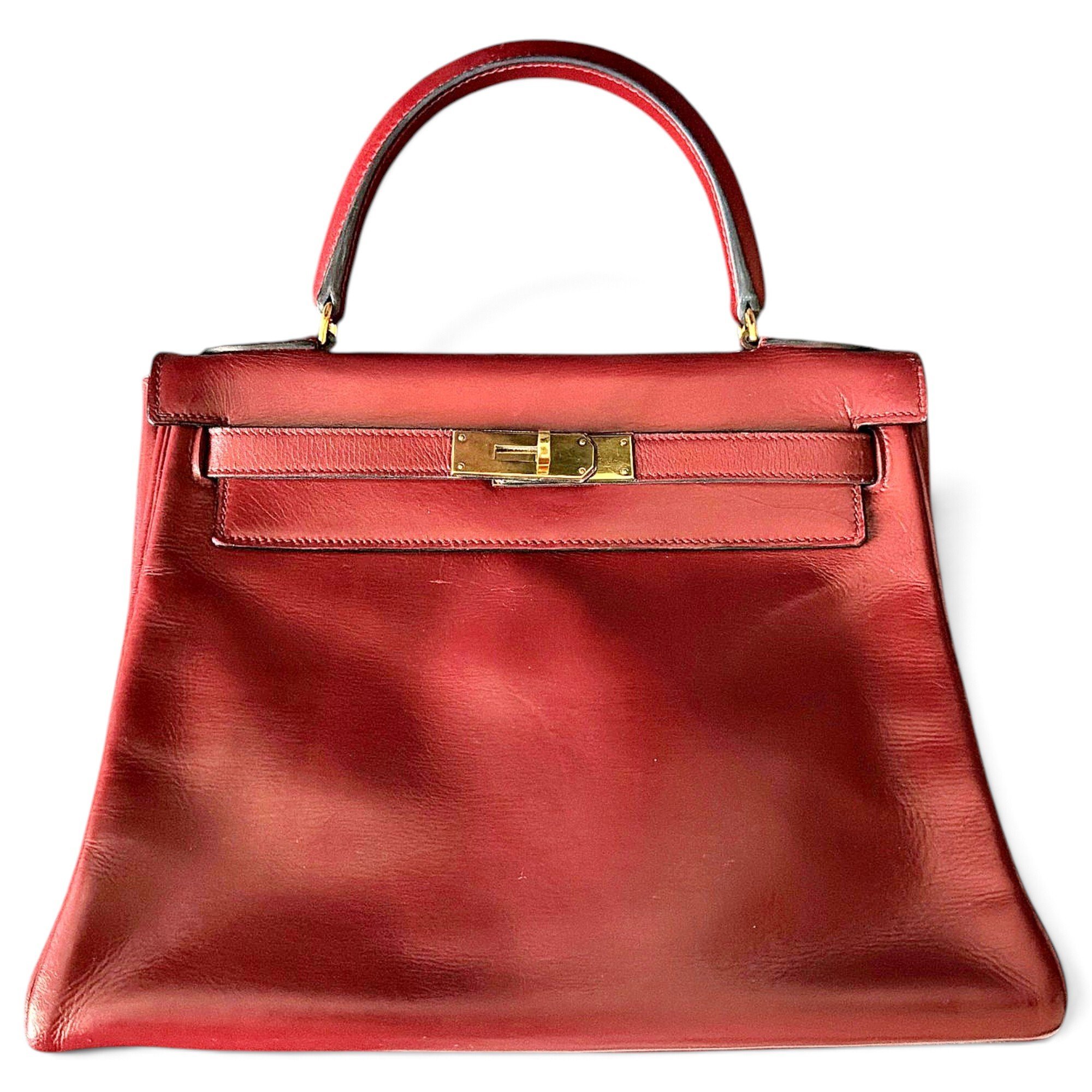 Hermes Kelly 28 Handbag Rouge H