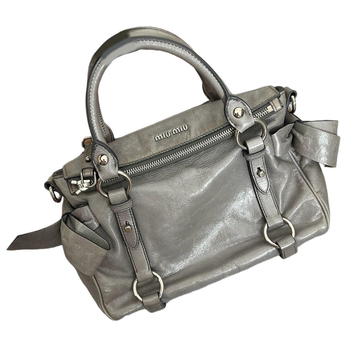 Leather handbag