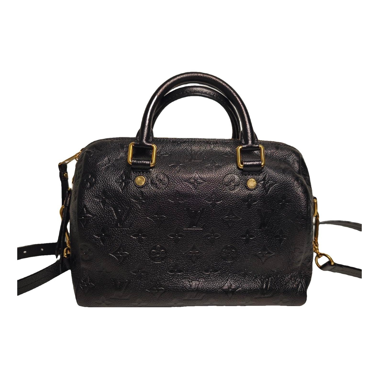 Speedy leather handbag