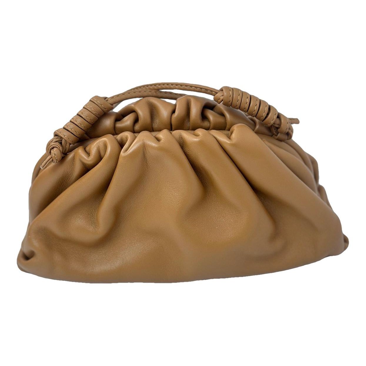Pouch leather handbag