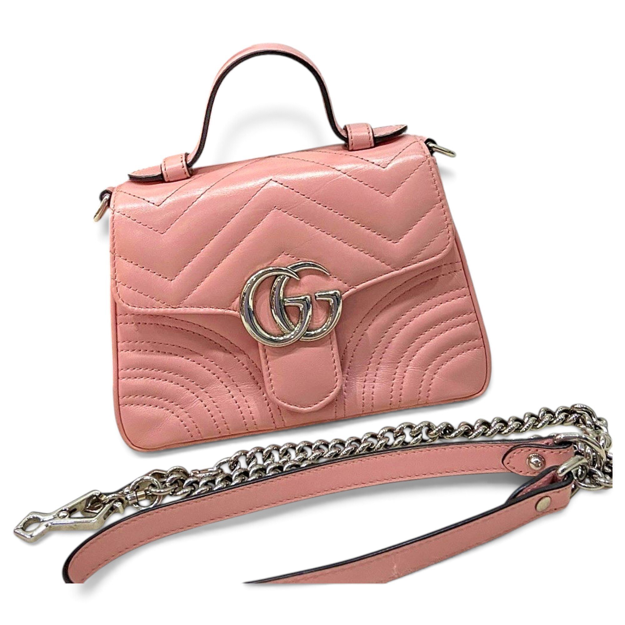 GG Marmont Flap leather handbag