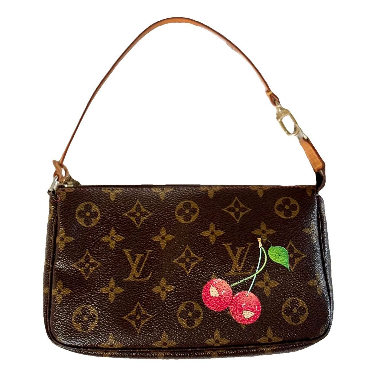 Pochette Accessoire leather handbag