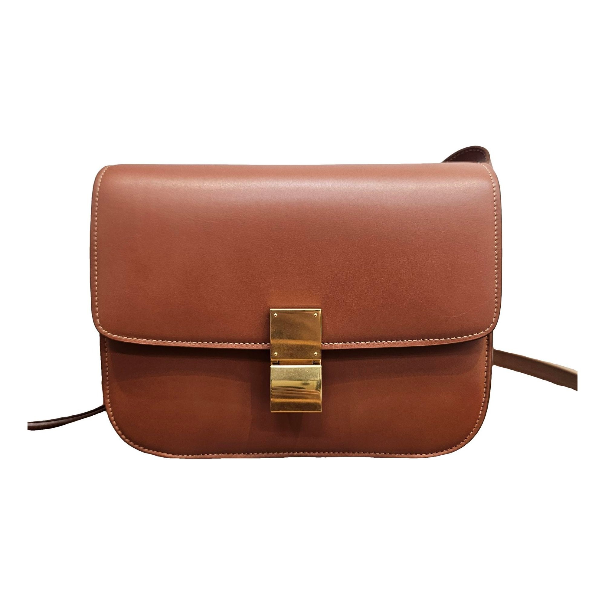 Classic leather crossbody bag