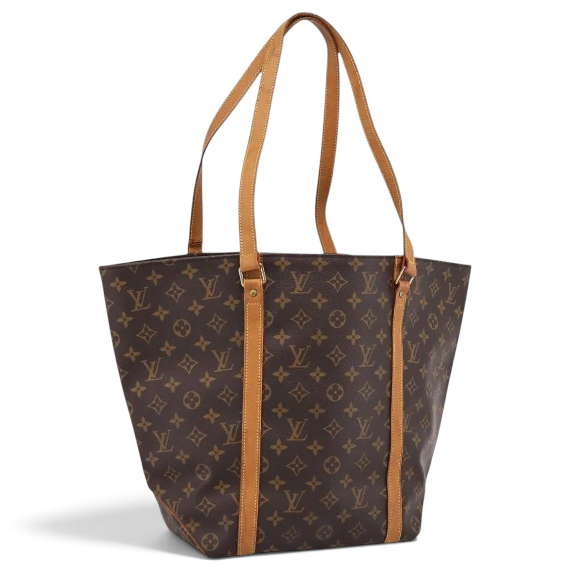 Shopping leather tote