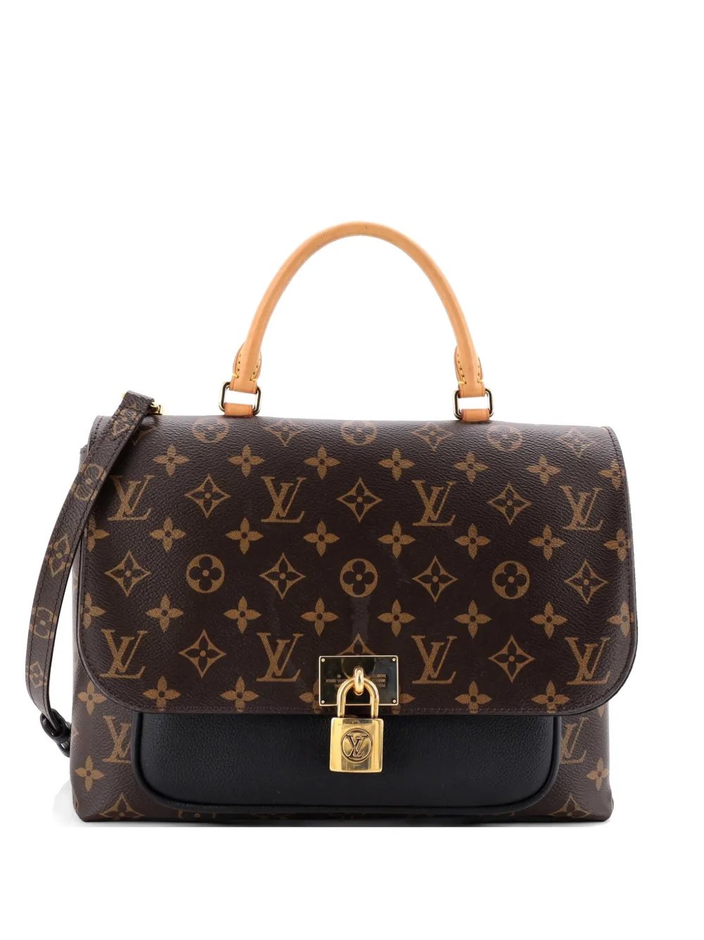 Marignan Handbag Monogram Canvas with Leather shoulder bag