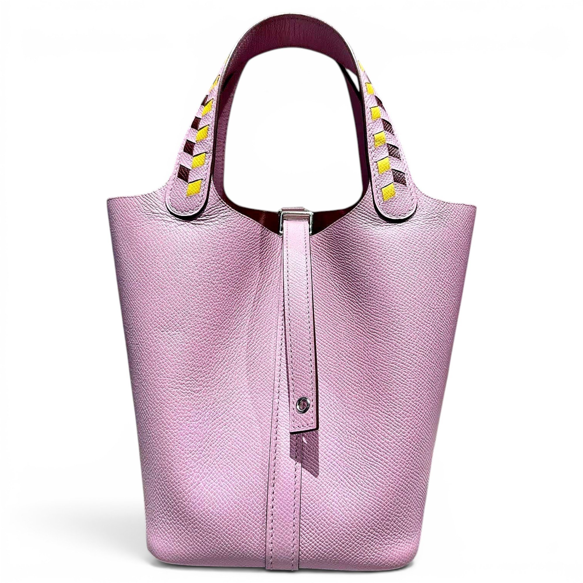 Picotin leather handbag