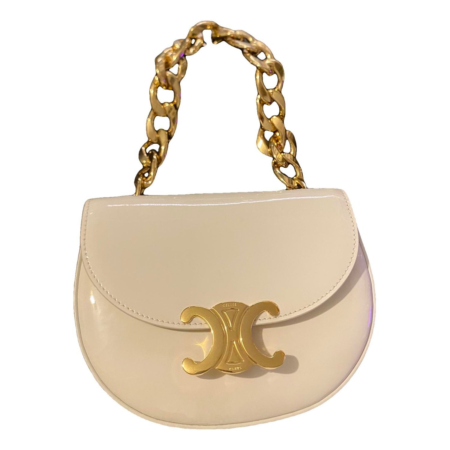 Triomphe leather handbag