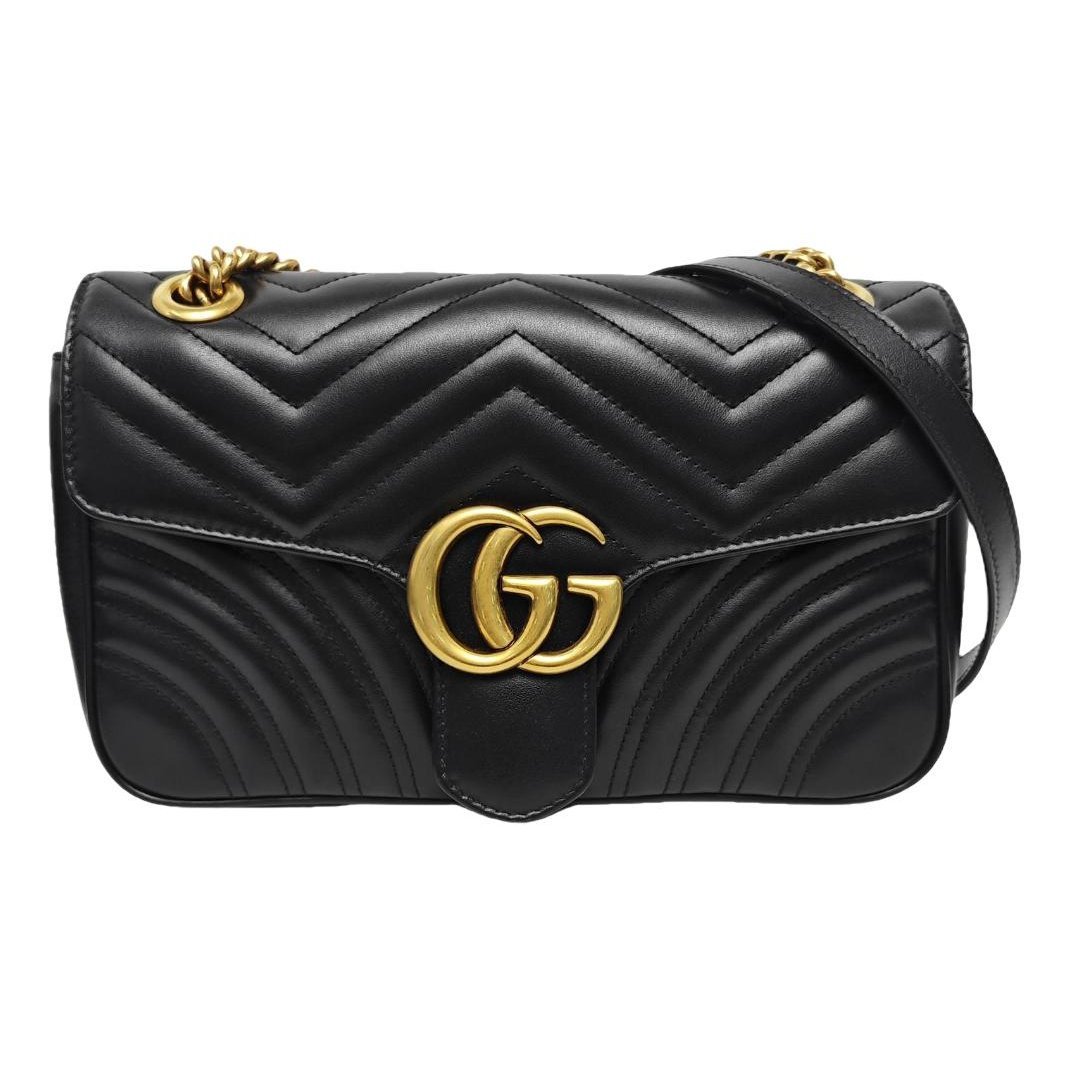 GG Marmont Flap leather handbag