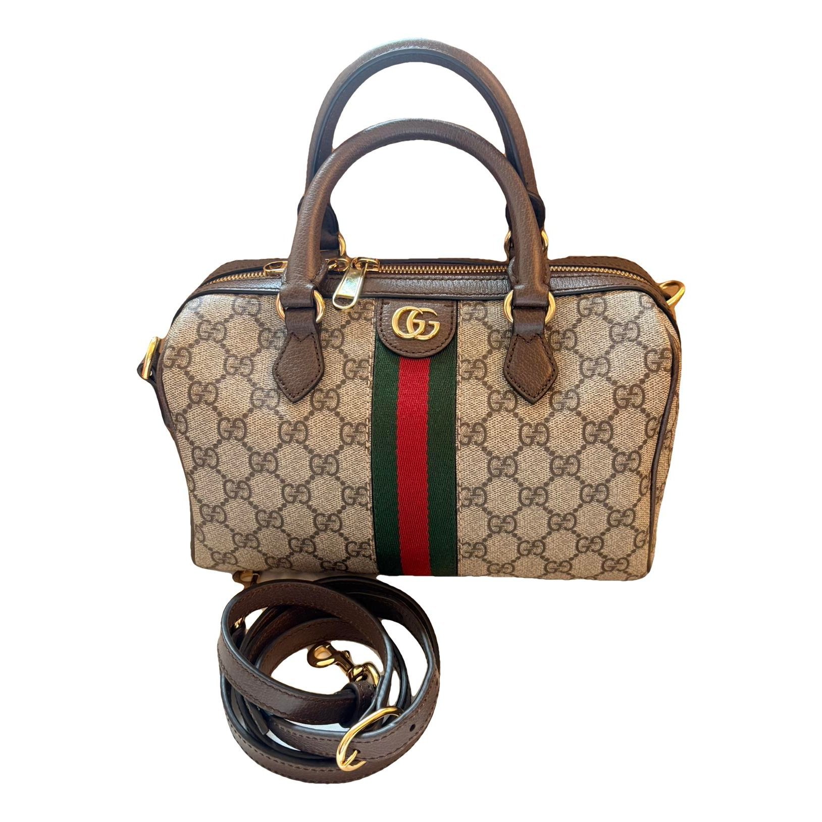 Ophidia Boston leather tote
