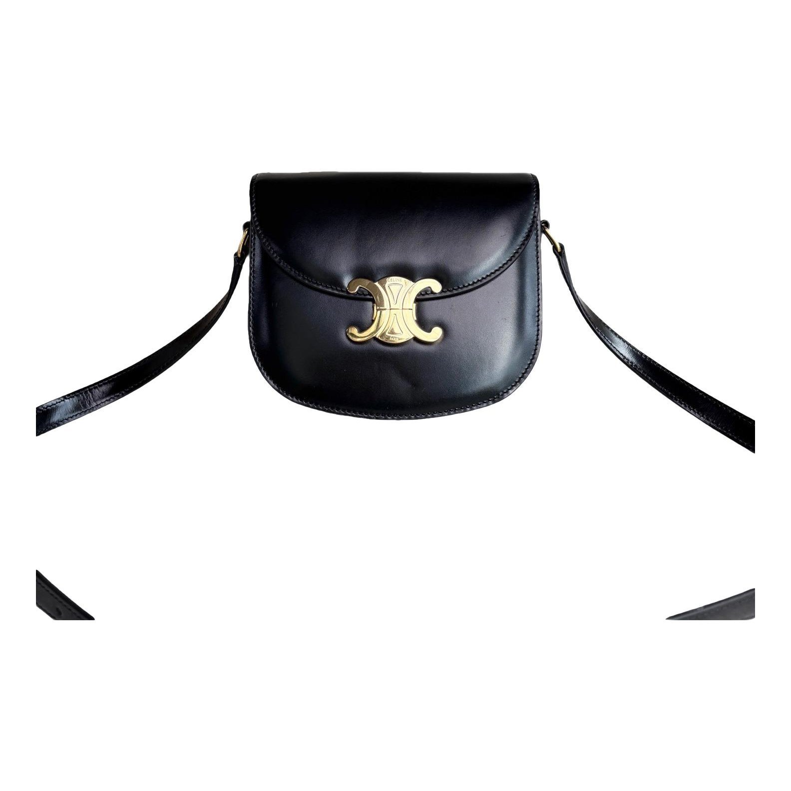 Triomphe leather handbag
