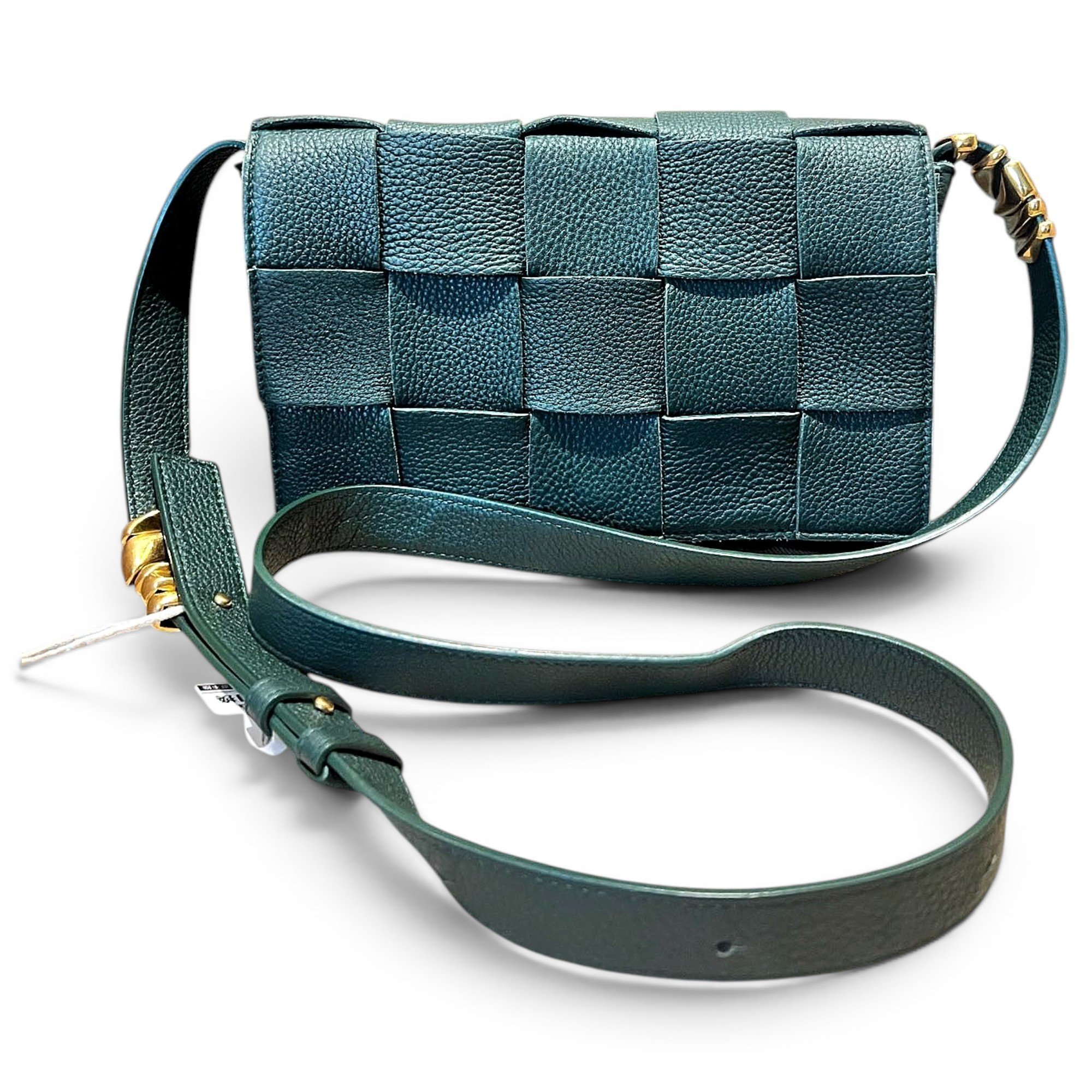 Cassette leather handbag