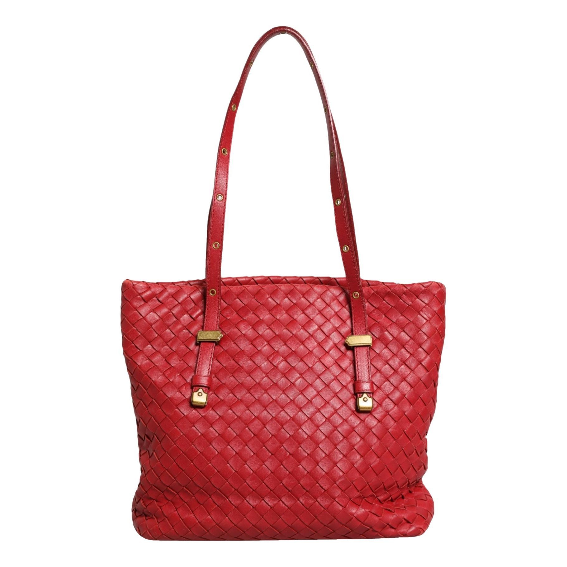 Leather tote