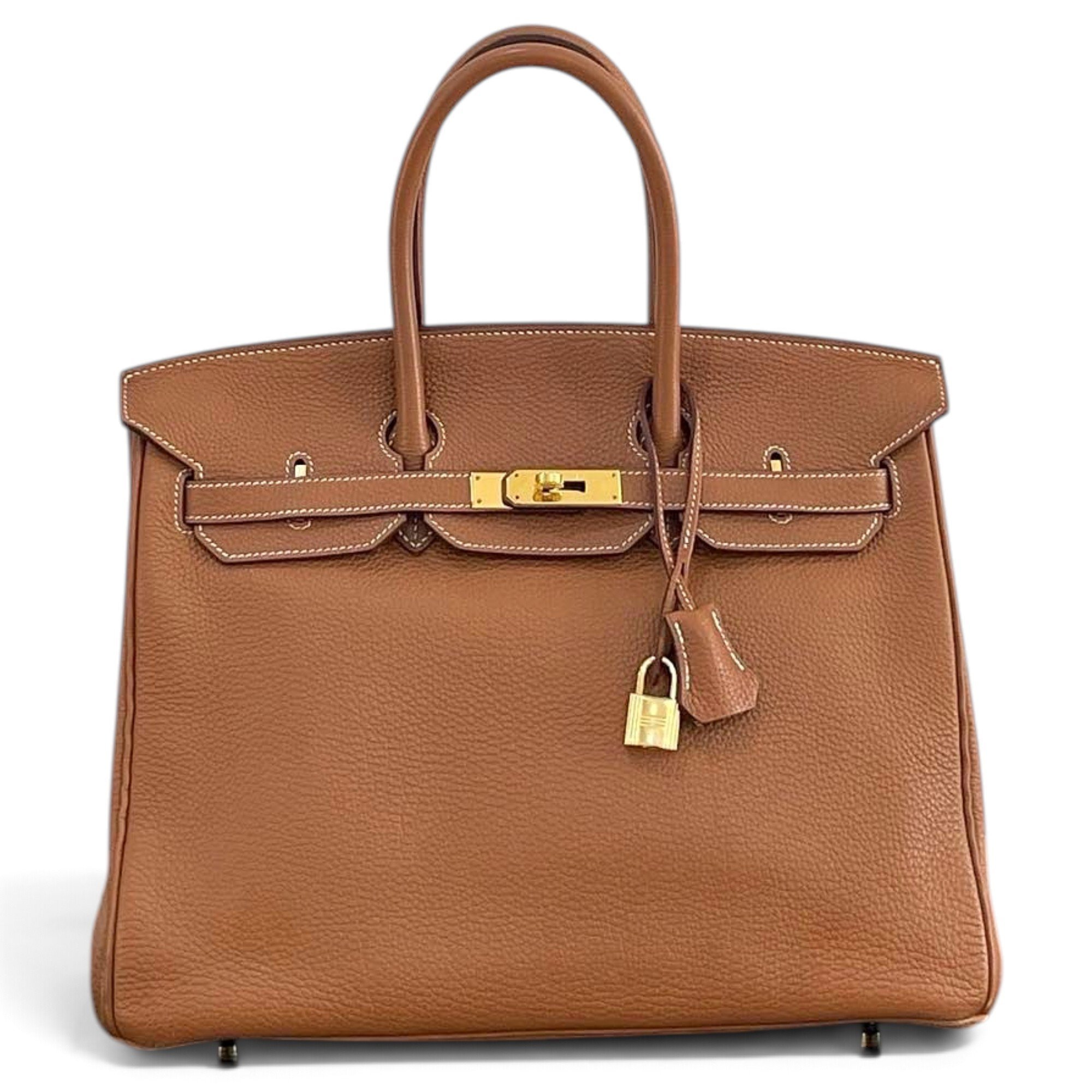 Birkin 35 leather handbag