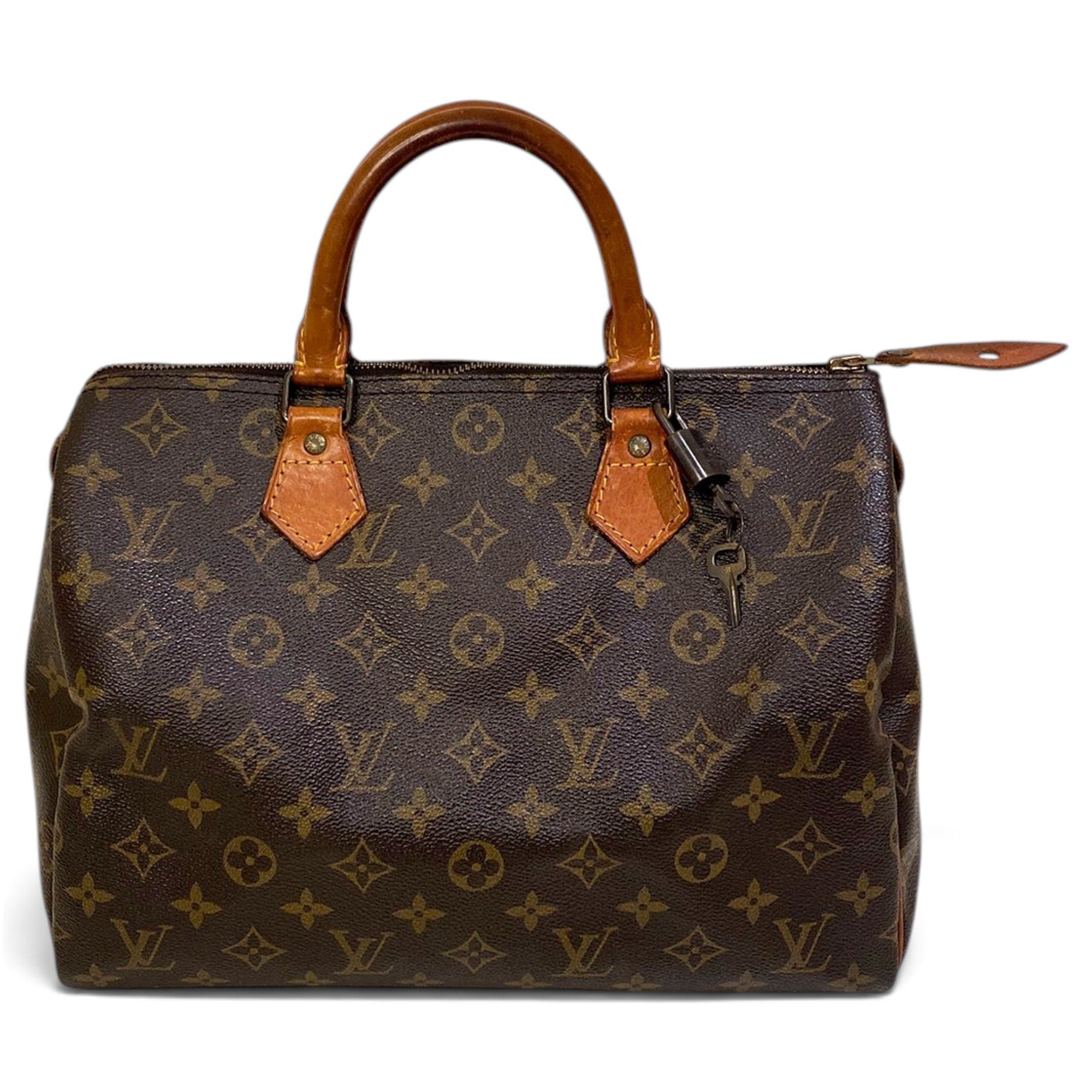 Speedy leather handbag