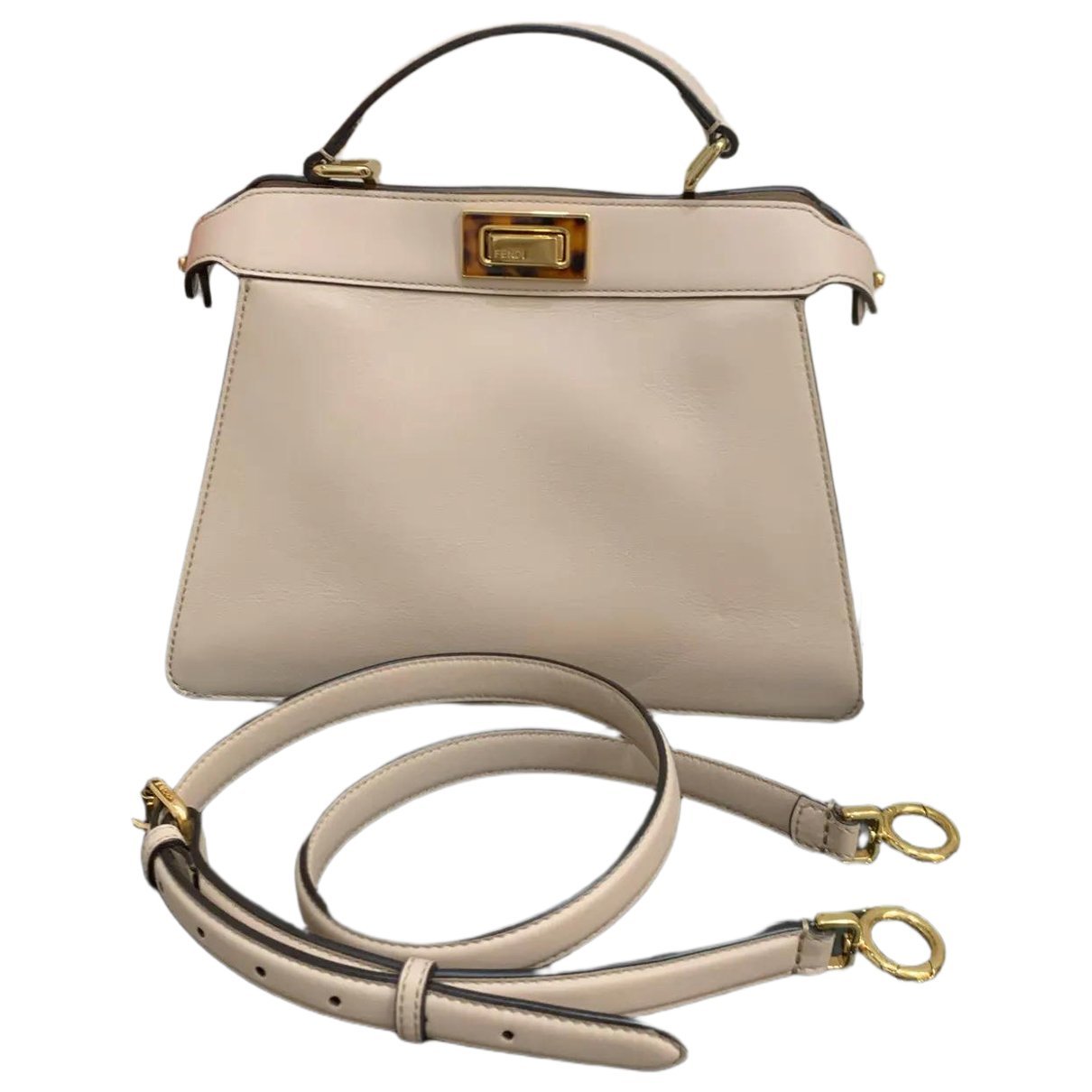 Peekaboo leather handbag