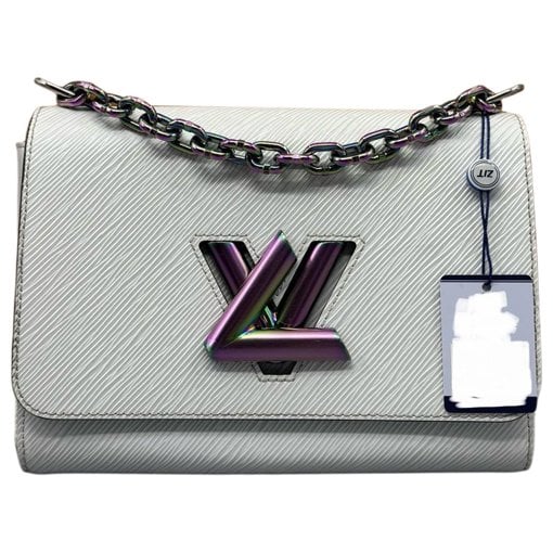 Twist leather handbag