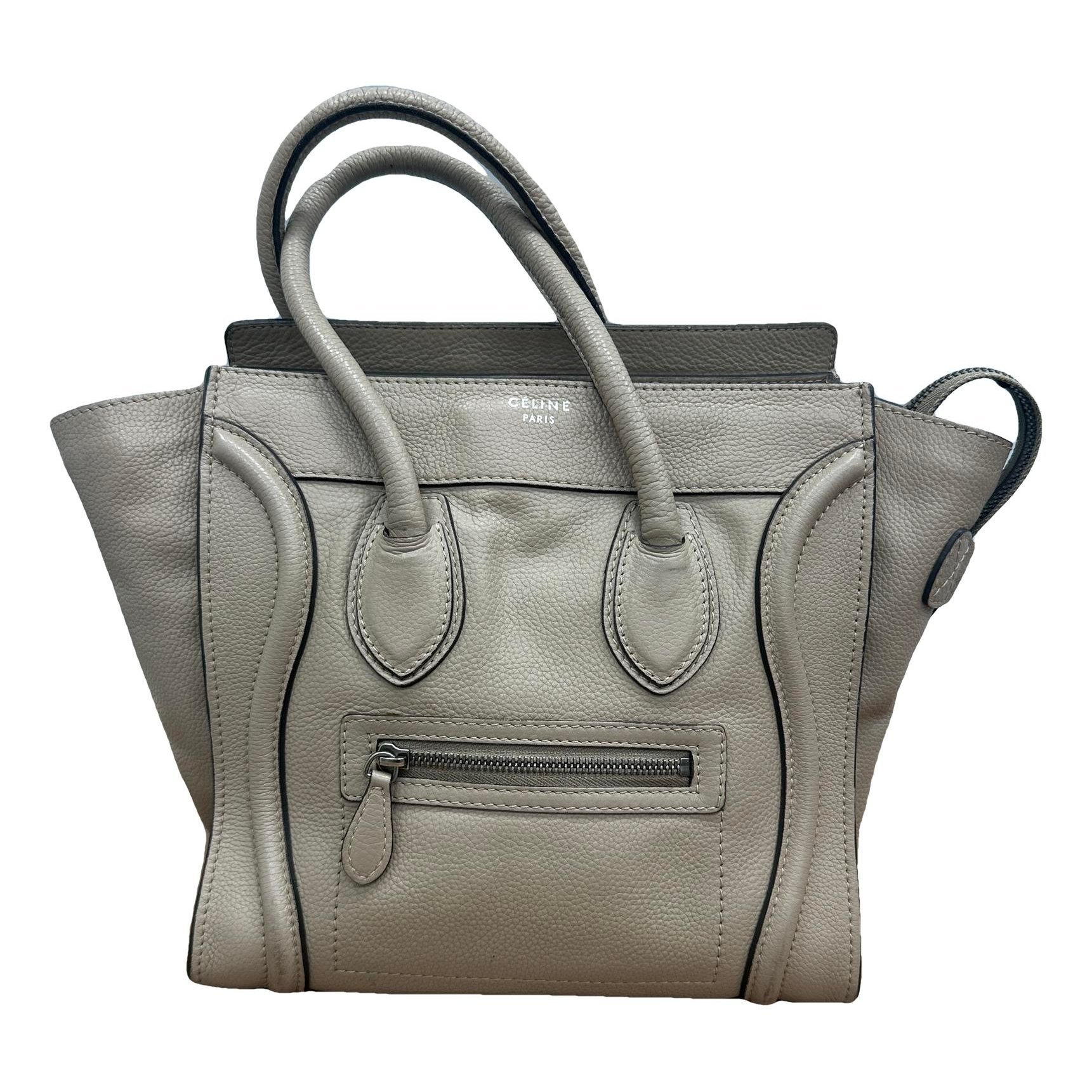 Luggage leather handbag