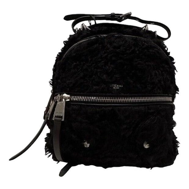 Leather backpack