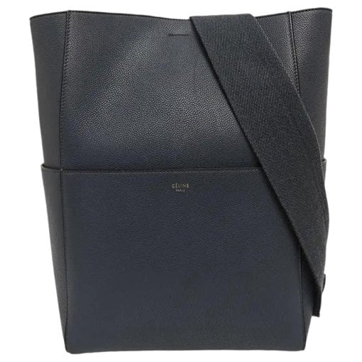 Seau Sangle leather handbag