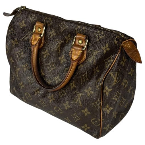 Speedy leather handbag