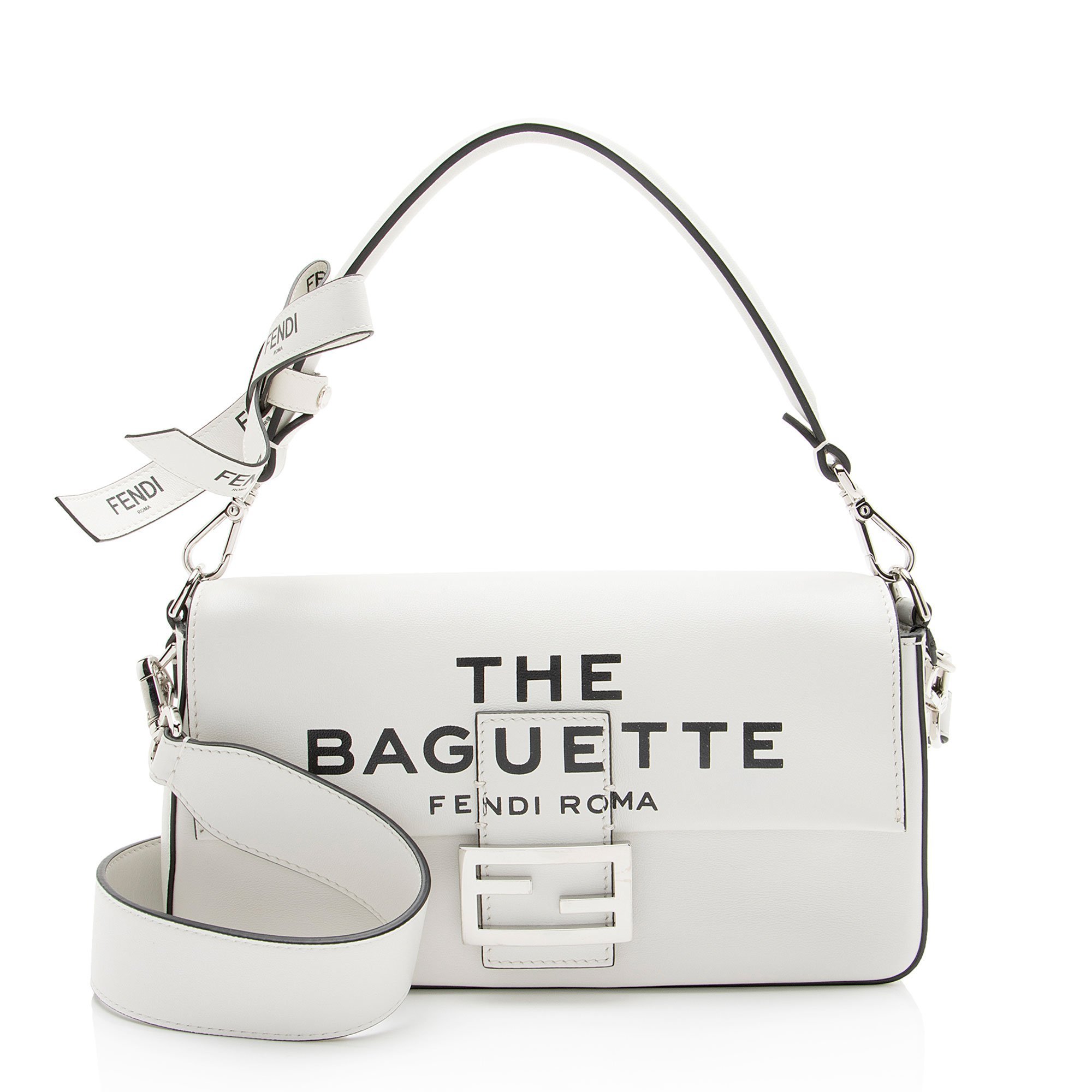 Baguette leather handbag