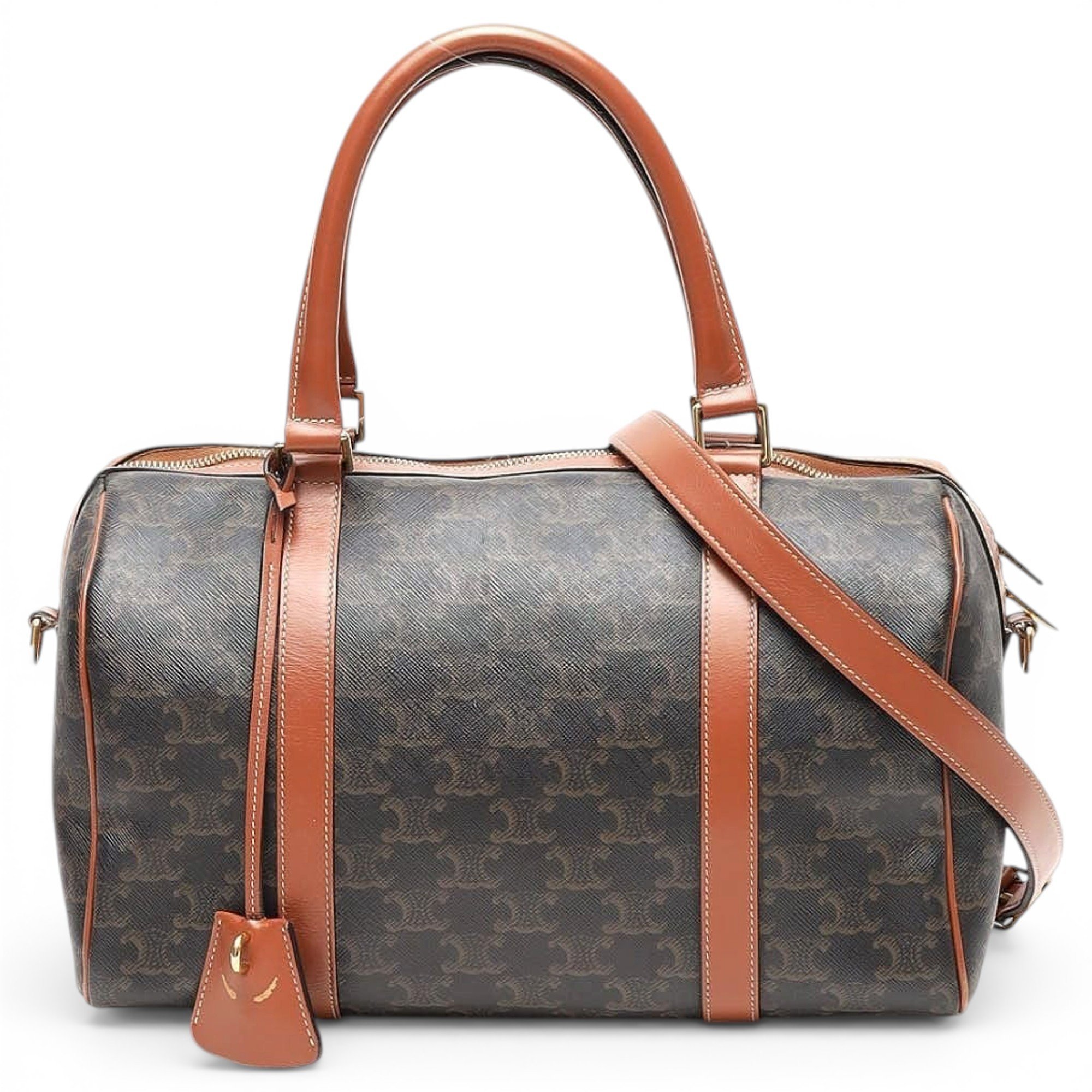 Triomphe leather handbag