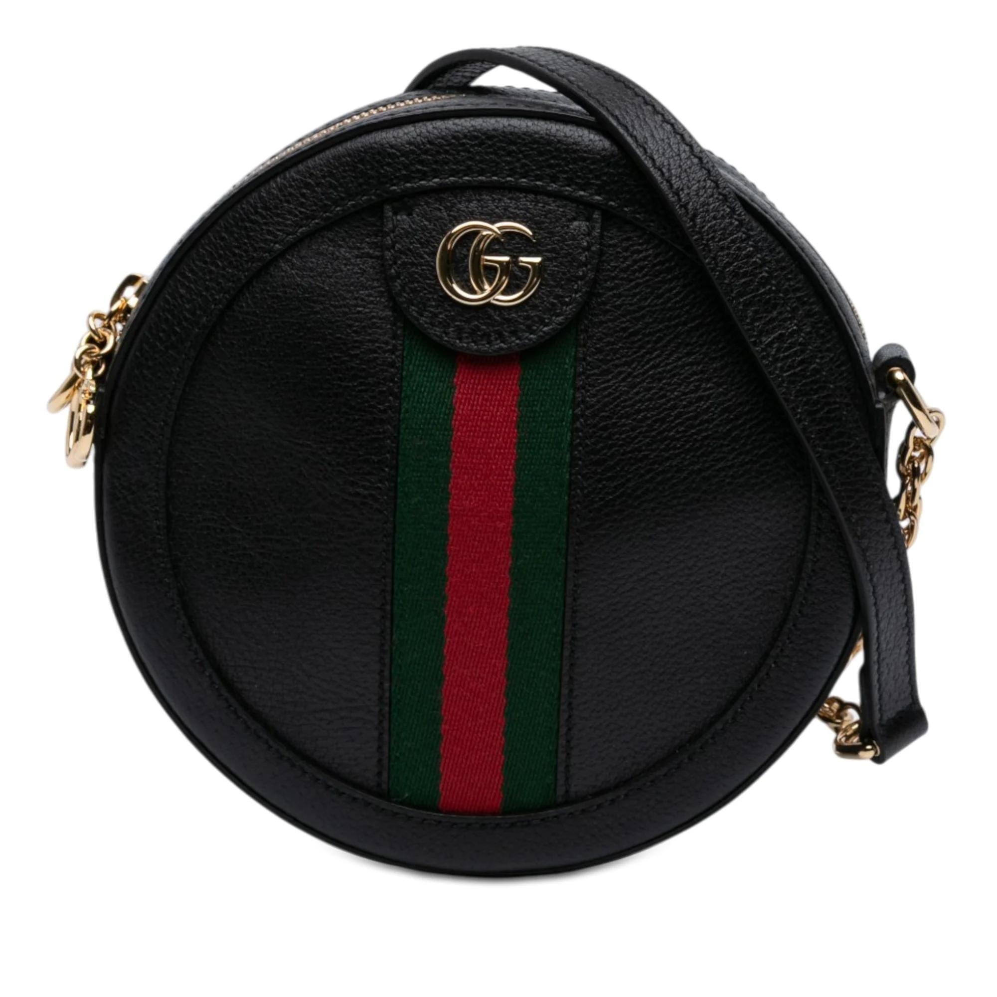 Ophidia leather crossbody bag