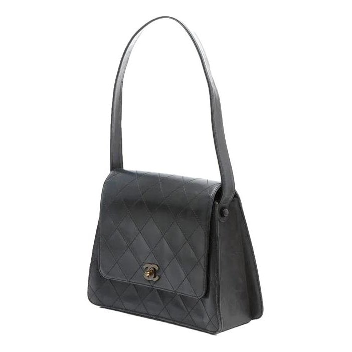Trendy CC Quilted leather handbag